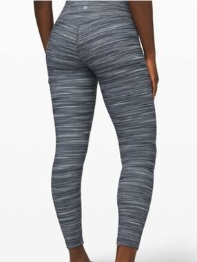 Lululemon Align II Legging Mini Space Dye Herringbone Grey/Black